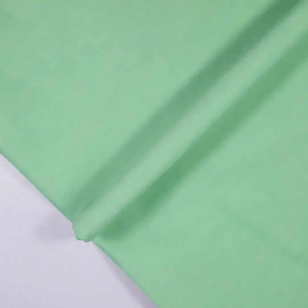 China Fabric for Shirt,Jackets,Trench Coat Cotton/Rayon Plain Woven Blended Fabric Nylon Tencel Flax Cotton green color buy from China wholesaler bulk order at wholesale price free worldwide shipping Alibaba