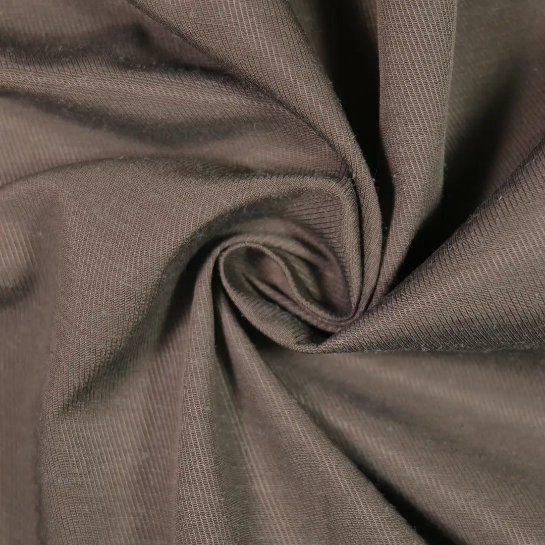 China Fabric for Jackets,Trench Coat,Kids Casual Trousers,Wide Leg Trousers,Strap Midi Dress TC Poplin Woven Blended Fabric Polyester Bamboo Flax Cotton coffee color buy from China wholesaler bulk order at wholesale price free worldwide shipping Alibaba