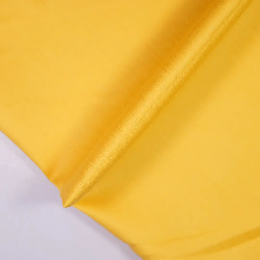 China Fabric for Shirt,Pants,Jackets,Trench Coat,Strap Midi Dress Cotton/Rayon Plain Woven Blended Fabric Bamboo Flax Cotton Nylon yellow color buy from China wholesaler bulk order at wholesale price free worldwide shipping Alibaba