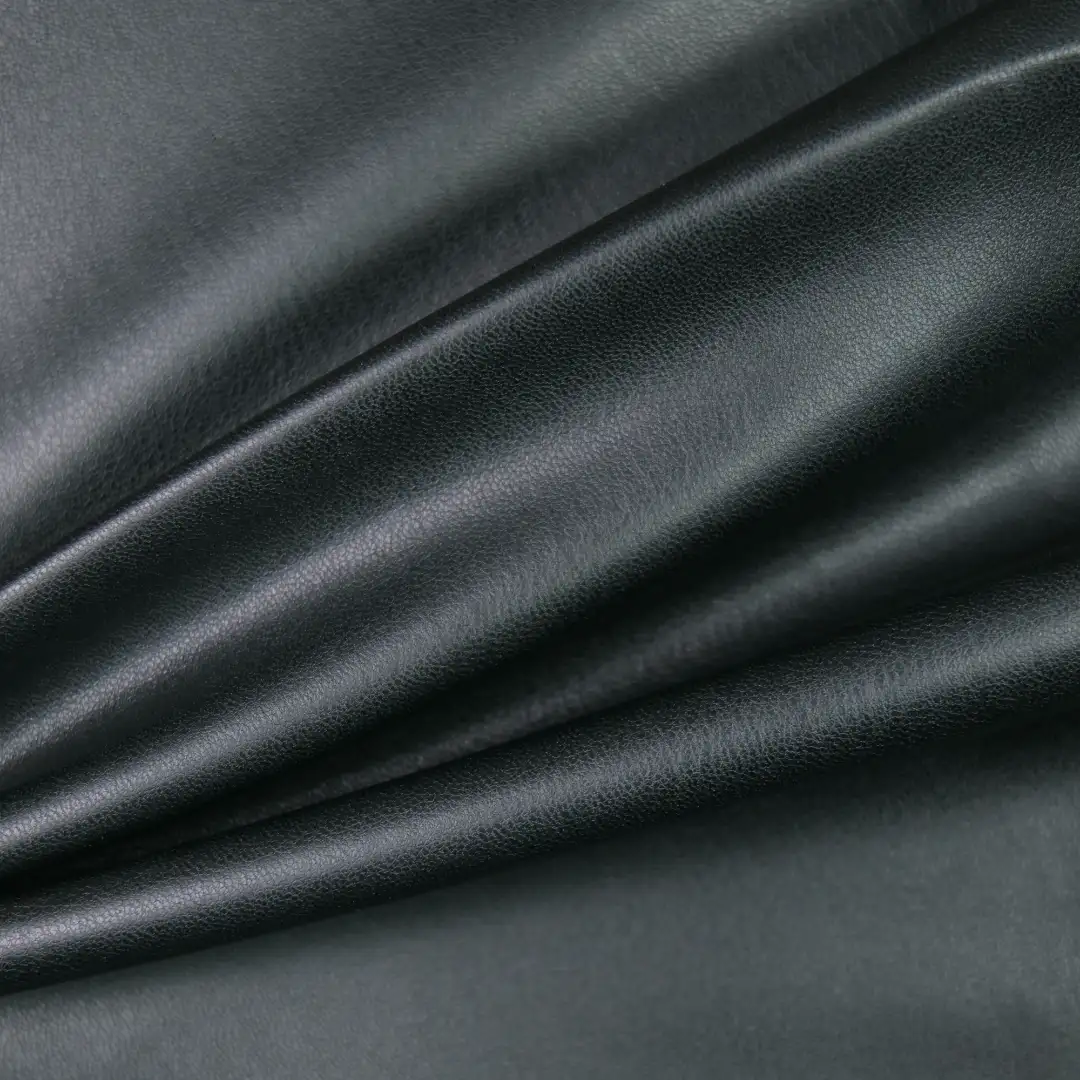 China Fabric for Jackets,Skirt Fake Fur Synthetic Woven Fabric Polyurethane (PU) BLACK color buy from China wholesaler bulk order at wholesale price free worldwide shipping Alibaba