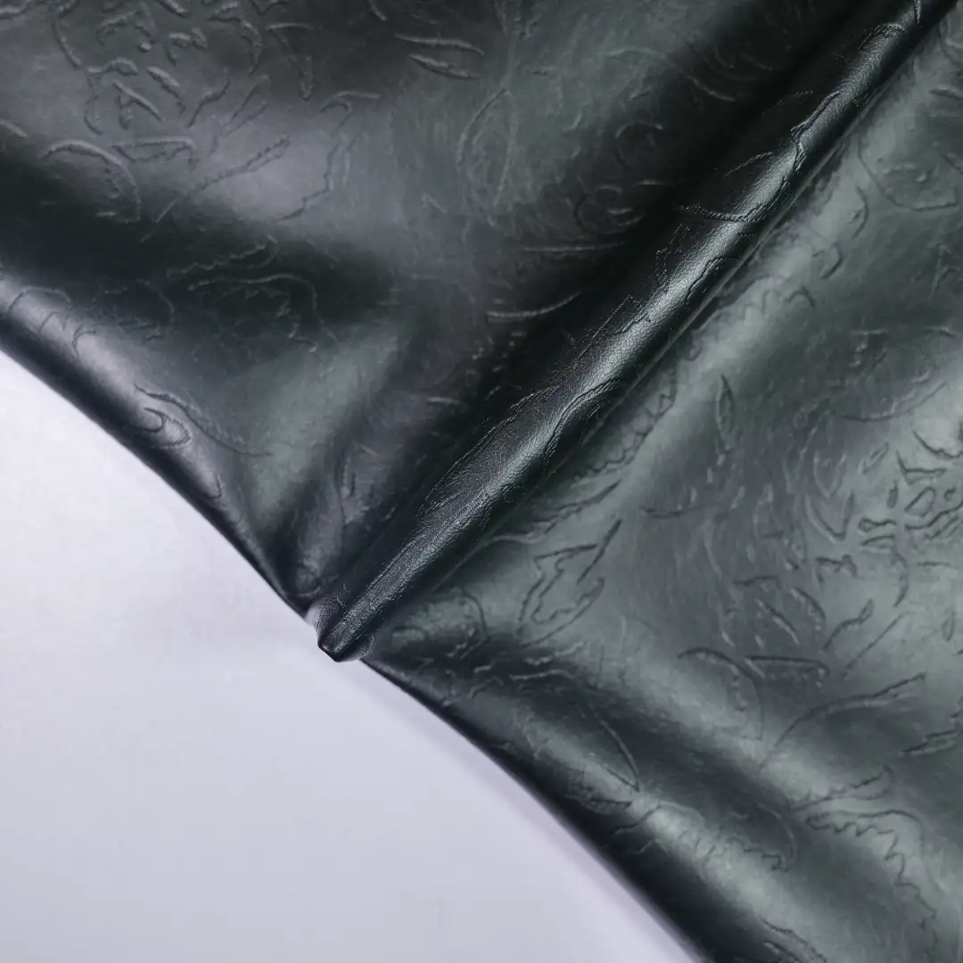 China Fabric for Jackets,Skirt,Overcoat Fake Fur Synthetic Woven Fabric Polyurethane (PU) BLACK color buy from China wholesaler bulk order at wholesale price free worldwide shipping Alibaba