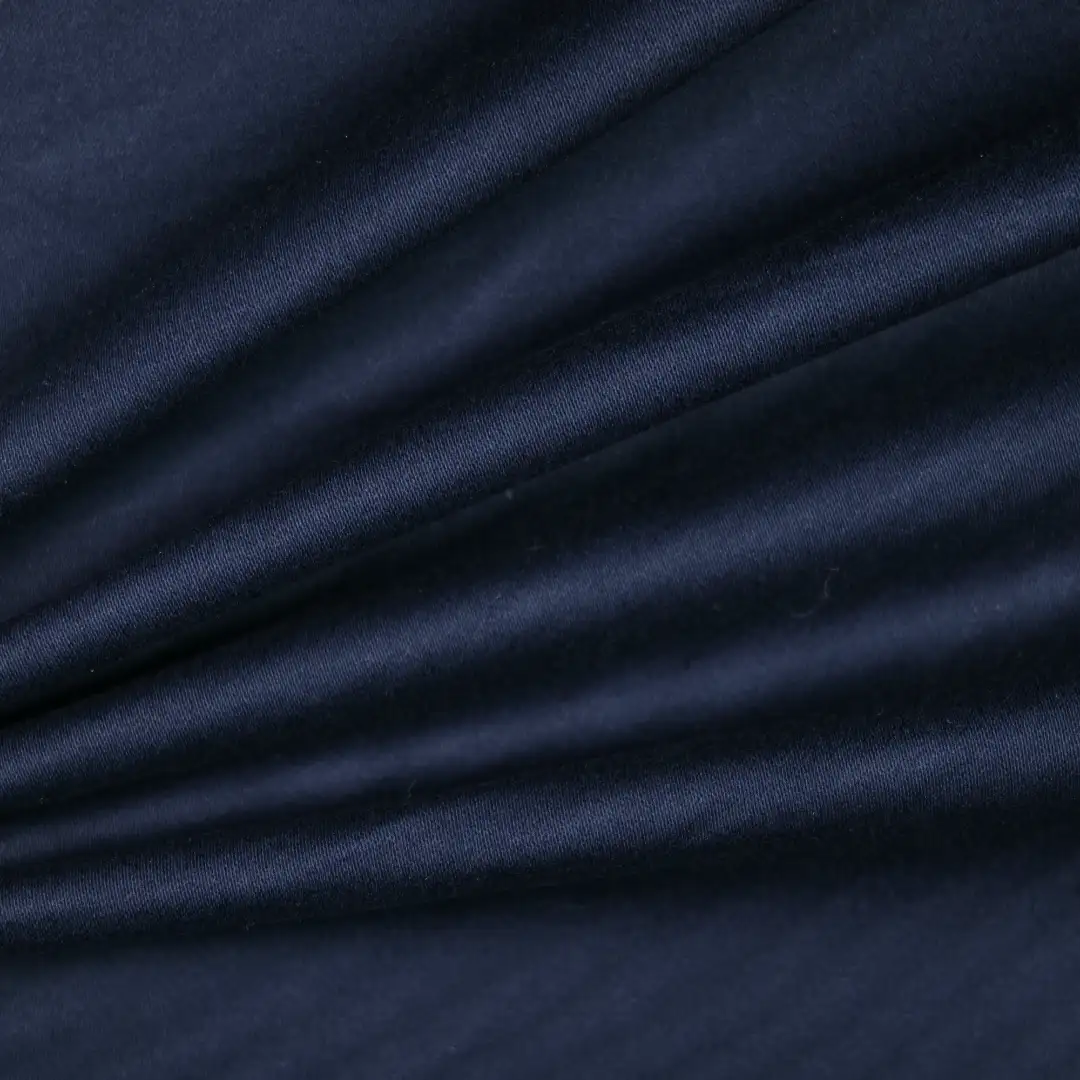 China Fabric for Pants,Skirt,Ruffle Shirt Dress,Strap Midi Dress Cotton/Rayon Plain Woven Blended Fabric Cotton Spandex dark blue color buy from China wholesaler bulk order at wholesale price free worldwide shipping Alibaba