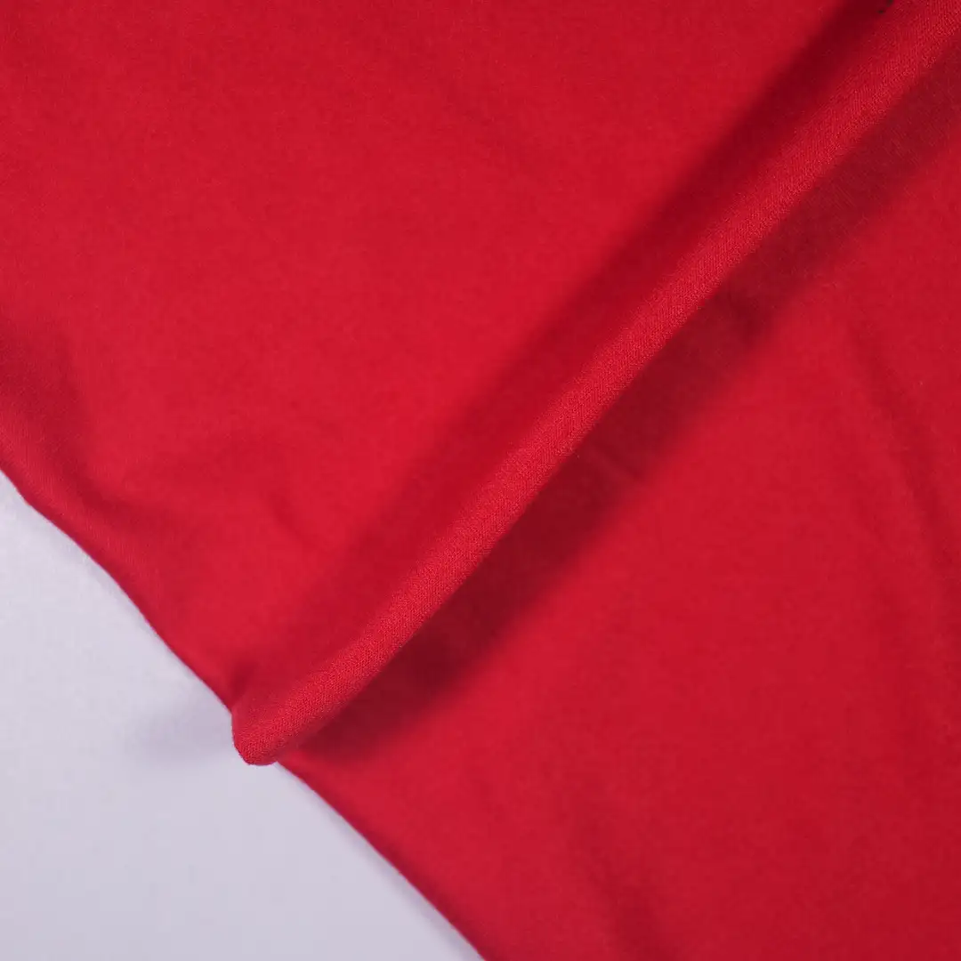 China Fabric for T-Shirt,Skirt,Tank Midi Dress,Tier Midi Shirt Dress Single Jersey Knit Fabric Polyester Spandex red color buy from China wholesaler bulk order at wholesale price free worldwide shipping Alibaba