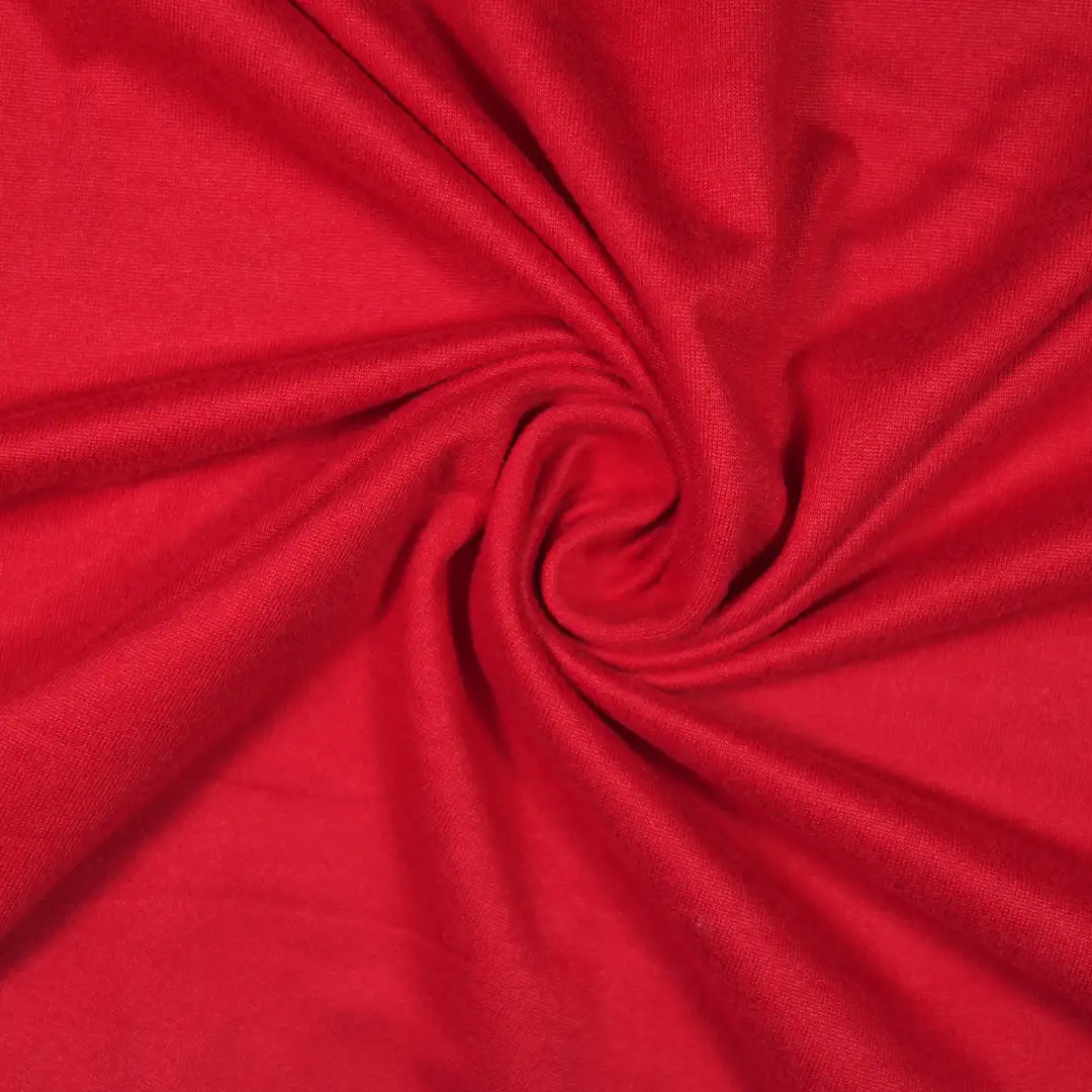 China Fabric for T-Shirt,Skirt,Tank Midi Dress,Tier Midi Shirt Dress Single Jersey Knit Fabric Polyester Spandex red color buy from China wholesaler bulk order at wholesale price free worldwide shipping Alibaba