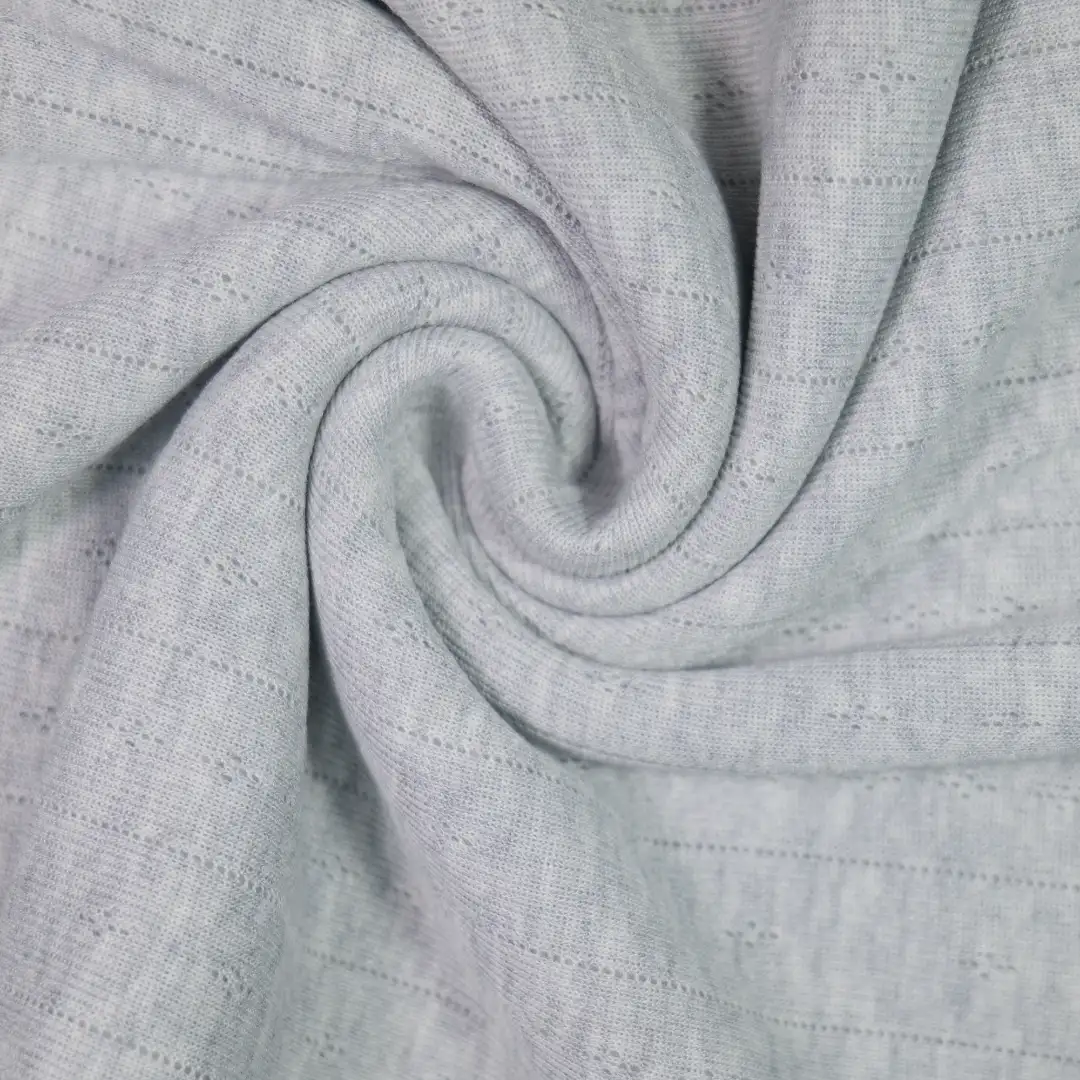 China Fabric for T-Shirt,Skirt,Ruffle Shirt Dress,Strap Midi Dress Jacquard Knit Fabric Polyester Rayon grey color buy from China wholesaler bulk order at wholesale price free worldwide shipping Alibaba