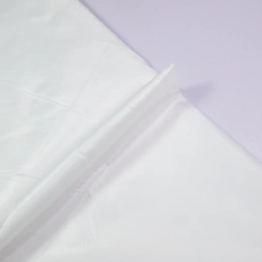 China Fabric for Interlining Polyester Pongee Synthetic Woven Fabric Polyester white color buy from China wholesaler bulk order at wholesale price free worldwide shipping Alibaba