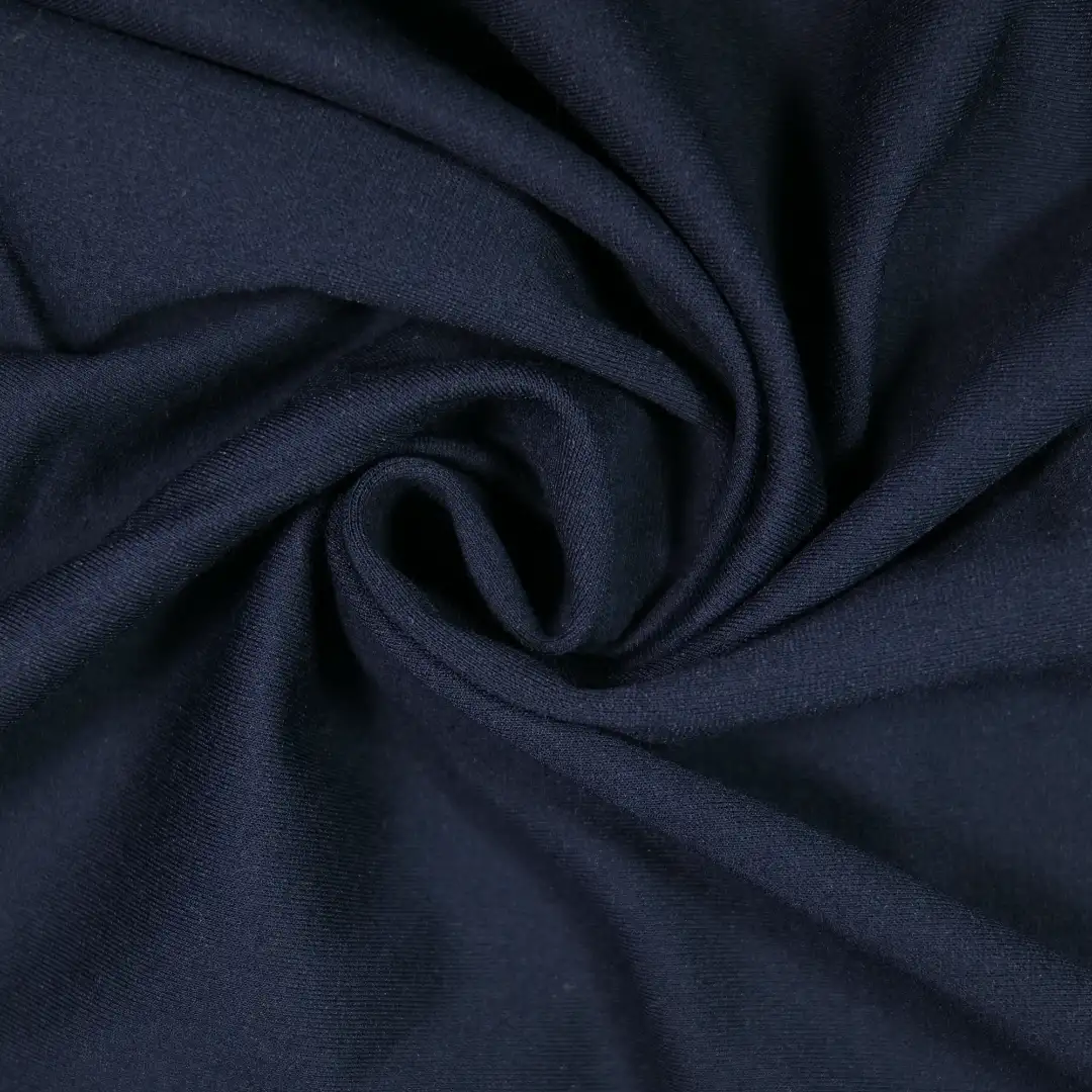 China Fabric for T-Shirt,Skirt,Shorts Ponte Roma Knit Fabric Rayon Nylon Spandex dark blue color buy from China wholesaler bulk order at wholesale price free worldwide shipping Alibaba