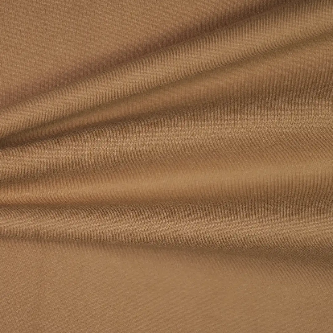 China Fabric for Jackets,Trench Coat,Padded Jacket Ponte Roma Knit Fabric Rayon Nylon Spandex brown color buy from China wholesaler bulk order at wholesale price free worldwide shipping Alibaba