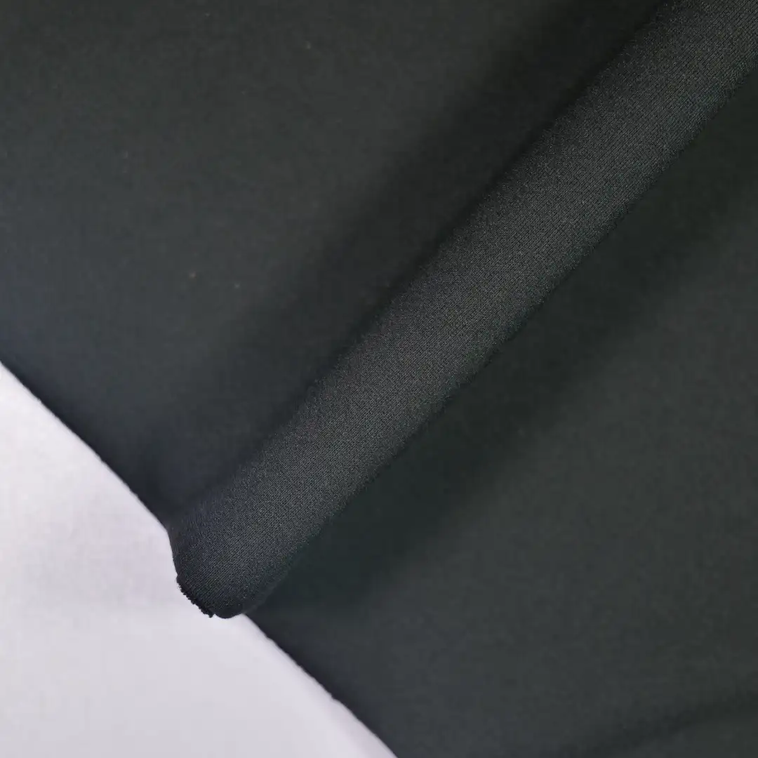 China Fabric for Jackets,Skirt,Trench Coat Ponte Roma Knit Fabric Rayon Nylon Spandex black color buy from China wholesaler bulk order at wholesale price free worldwide shipping Alibaba