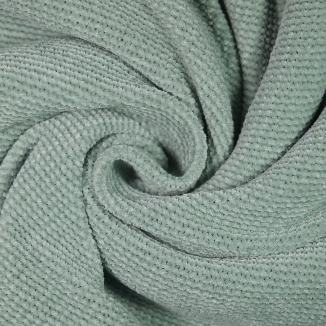 China Fabric for Jackets,Hoodie,Trench Coat Jacquard Knit Fabric Polyester grey color buy from China wholesaler bulk order at wholesale price free worldwide shipping Alibaba