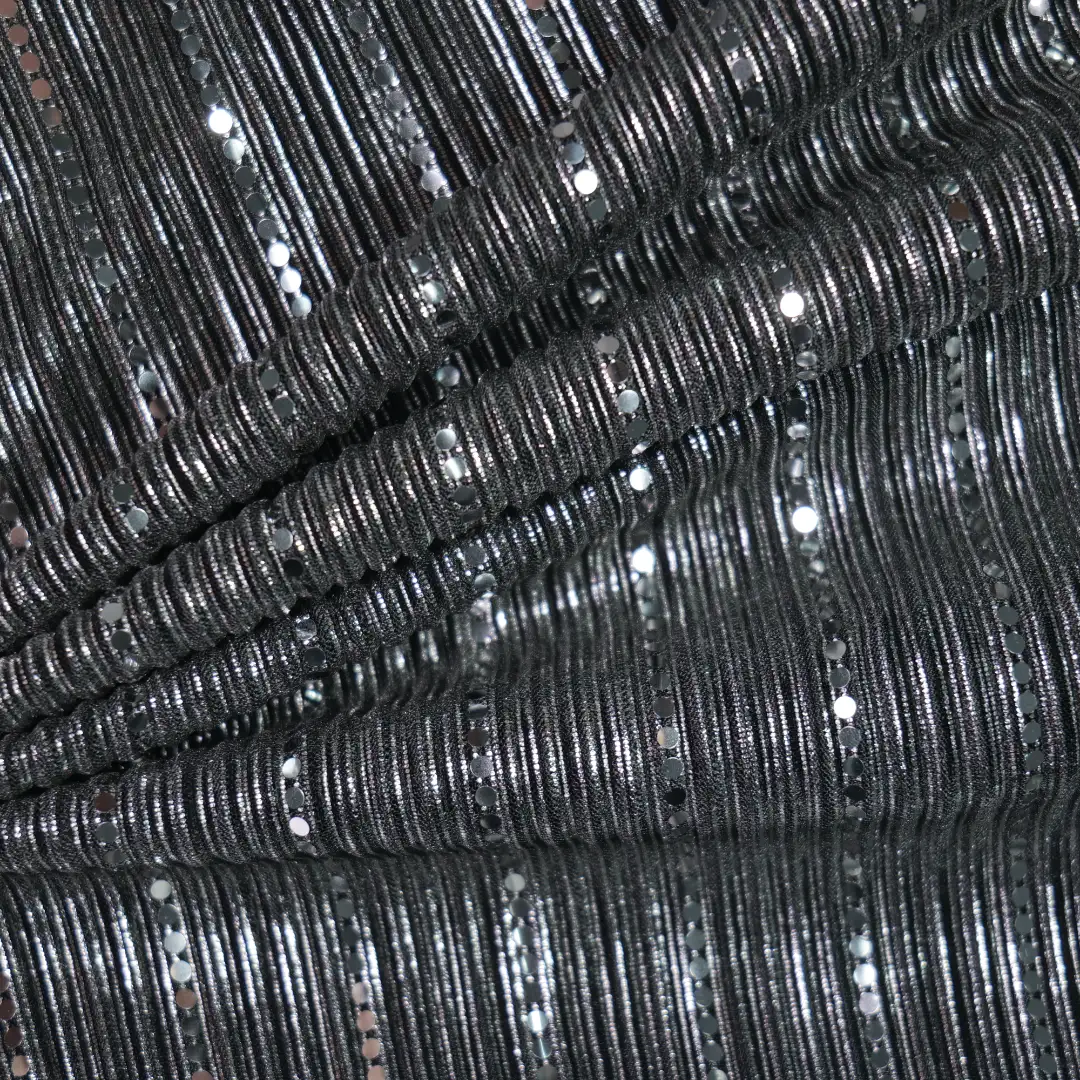 China Fabric for Pants,Skirt,Interlining Poly Mesh schiffli Knit Fabric Polyester black color buy from China wholesaler bulk order at wholesale price free worldwide shipping Alibaba