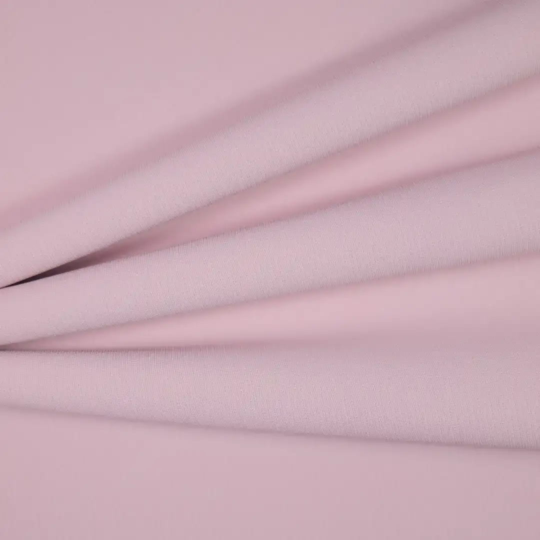 China Fabric for T-Shirt,Skirt,Shorts,Ladies V-Neck Waist-Tie Vest Polyester Dobby Synthetic Woven Fabric Polyester PINK color buy from China wholesaler bulk order at wholesale price free worldwide shipping Alibaba