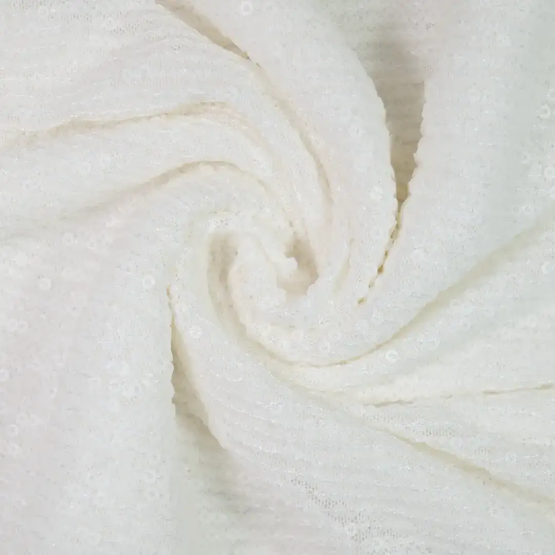 China Fabric for Skirt,Kids Sleeveless Tutu Dress Sequined Mesh Fabric Knit Fabric Polyester Spandex white color buy from China wholesaler bulk order at wholesale price free worldwide shipping Alibaba