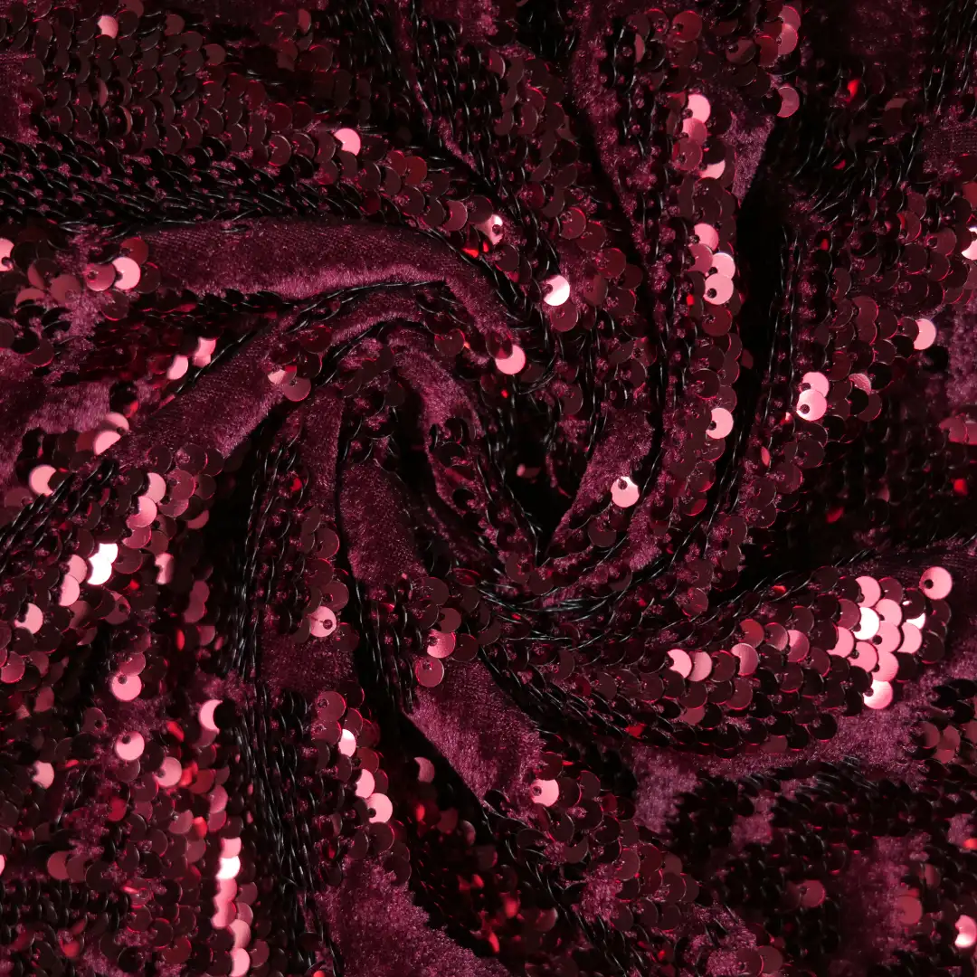 China Fabric for Skirt,Kids Multi-tier Skirt Sequined Mesh Fabric Knit Fabric Polyester red color buy from China wholesaler bulk order at wholesale price free worldwide shipping Alibaba