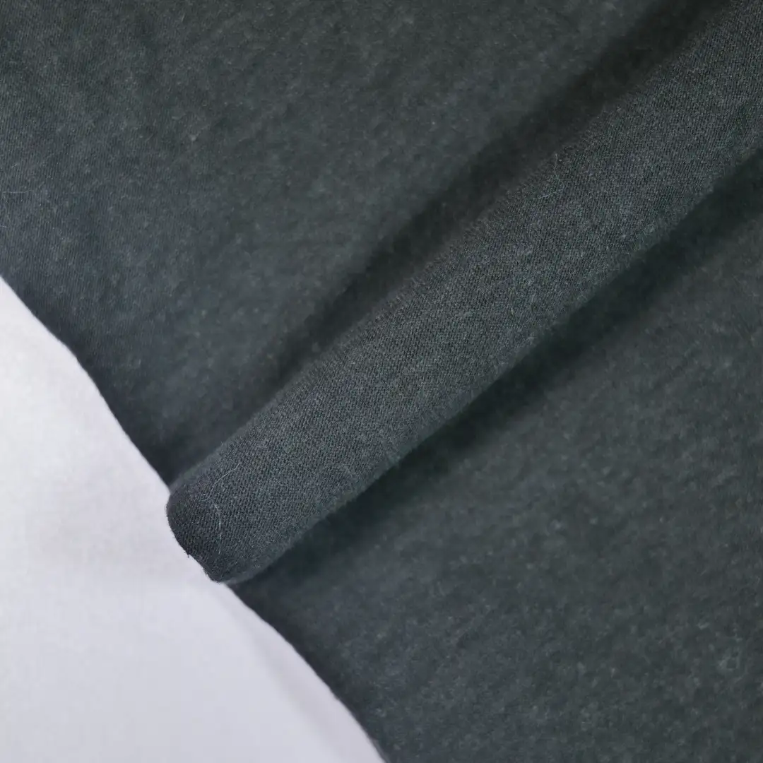 China Fabric for T-Shirt,Skirt,Jogger,Tank Midi Dress Single Jersey Knit Fabric Tencel Flax Cotton black color buy from China wholesaler bulk order at wholesale price free worldwide shipping Alibaba