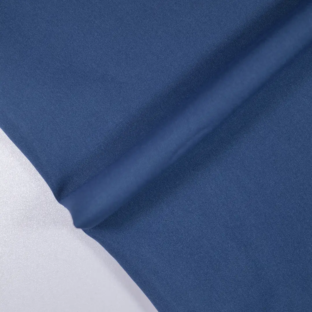 China Fabric for Shirt,Skirt,Ruffle Shirt Dress Cotton/Rayon Plain Woven Blended Fabric Bamboo Nylon Linen Cotton Spandex blue color buy from China wholesaler bulk order at wholesale price free worldwide shipping Alibaba