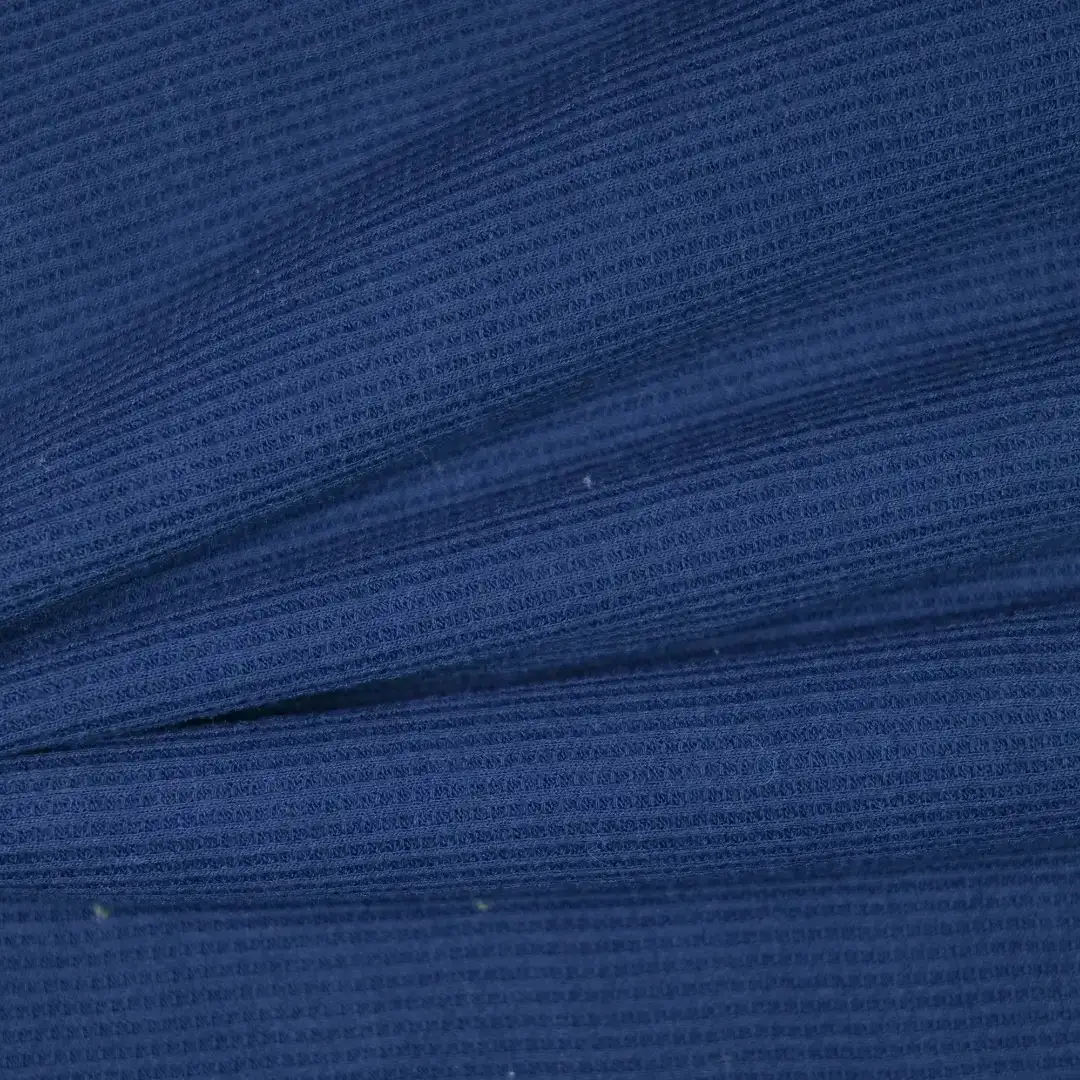 China Fabric for T-Shirt,Skirt,Backless Beach Dress Waffle Knit Fabric Cotton Polyester navy color buy from China wholesaler bulk order at wholesale price free worldwide shipping Alibaba