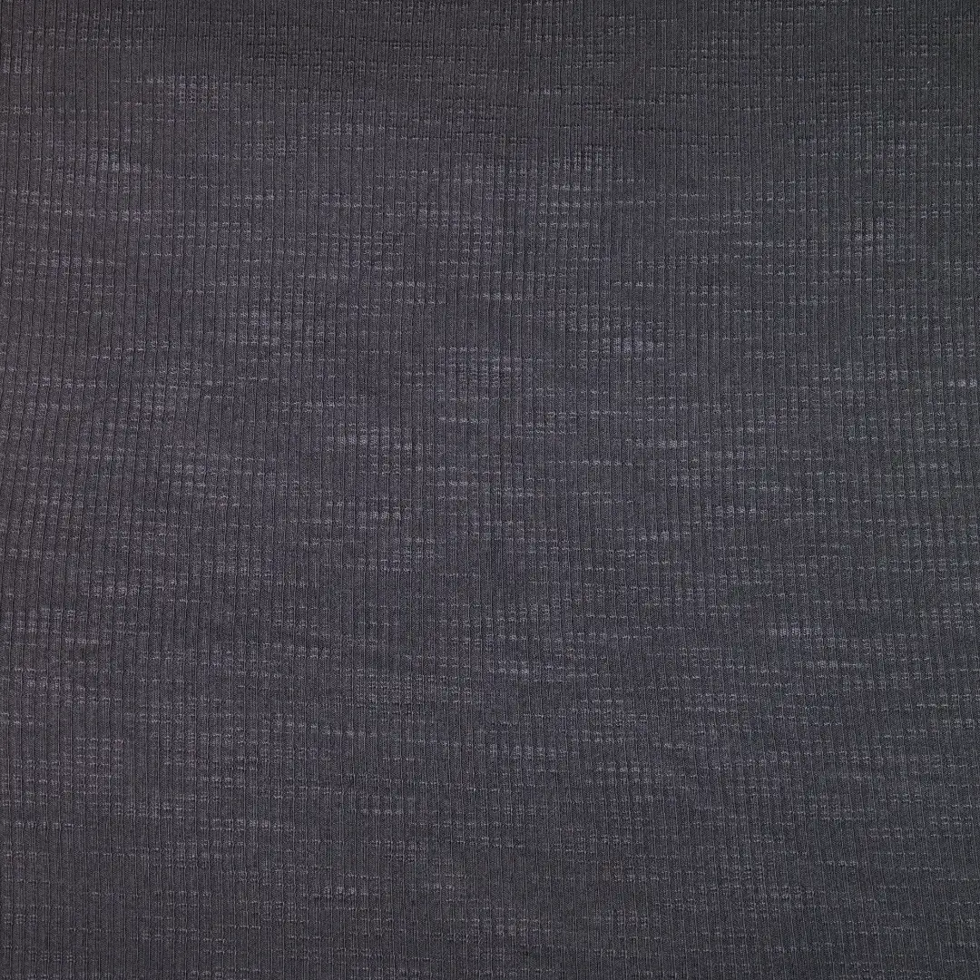 China Fabric for T-Shirt,Long Sleeve Base Layer Top,Tank Midi Dress Rib Knit Fabric Rayon Spandex dark grey color buy from China wholesaler bulk order at wholesale price free worldwide shipping Alibaba