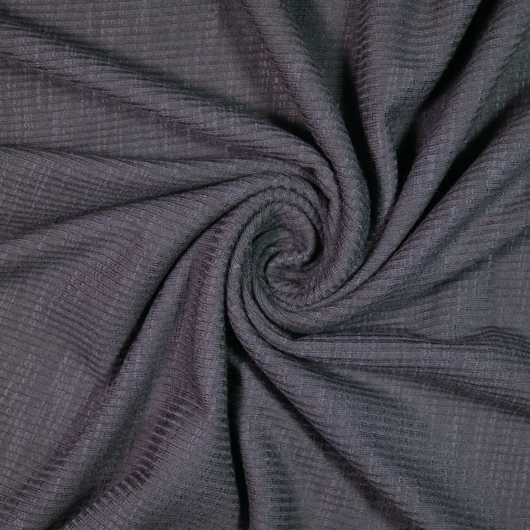 China Fabric for T-Shirt,Long Sleeve Base Layer Top,Tank Midi Dress Rib Knit Fabric Rayon Spandex dark grey color buy from China wholesaler bulk order at wholesale price free worldwide shipping Alibaba