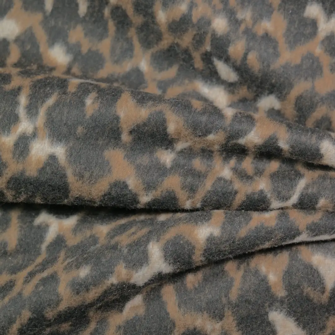 China Fabric for Skirt,Padded Jacket,Overcoat Woolen Overcoat Woolen Polyester Leopard color buy from China wholesaler bulk order at wholesale price free worldwide shipping Alibaba