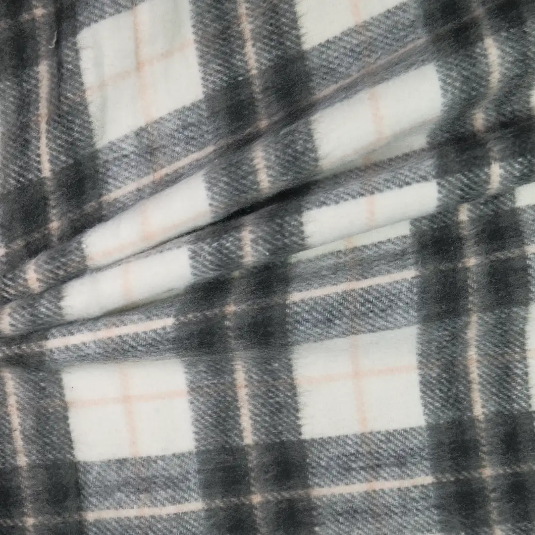China Fabric for Pants,Skirt,Overcoat,Double-Breasted Coat Yarn Dyed Check Synthetic Woven Fabric Polyester white color buy from China wholesaler bulk order at wholesale price free worldwide shipping Alibaba