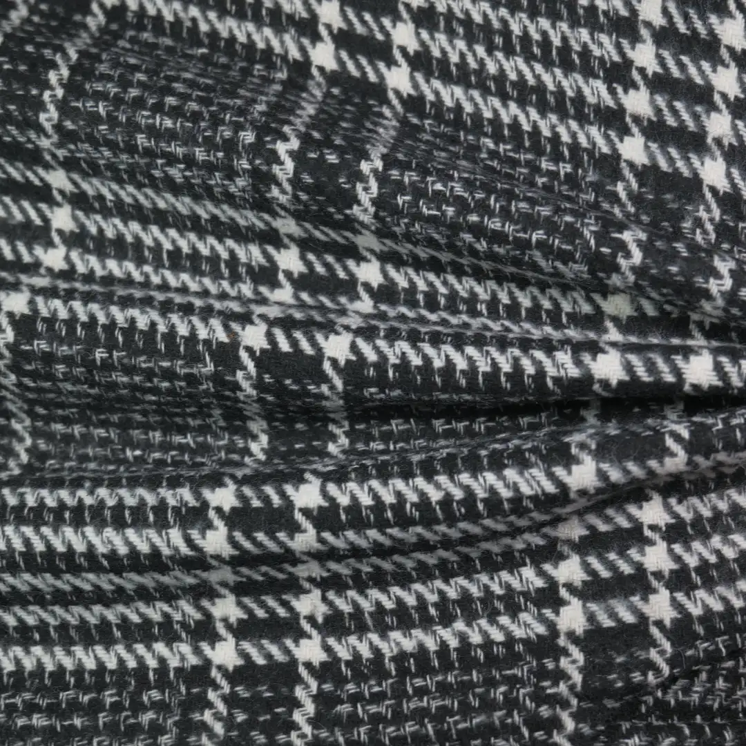 China Fabric for Pants,Blouse,Skirt,Overcoat Yarn Dyed Check Synthetic Woven Fabric Polyester Black color buy from China wholesaler bulk order at wholesale price free worldwide shipping Alibaba