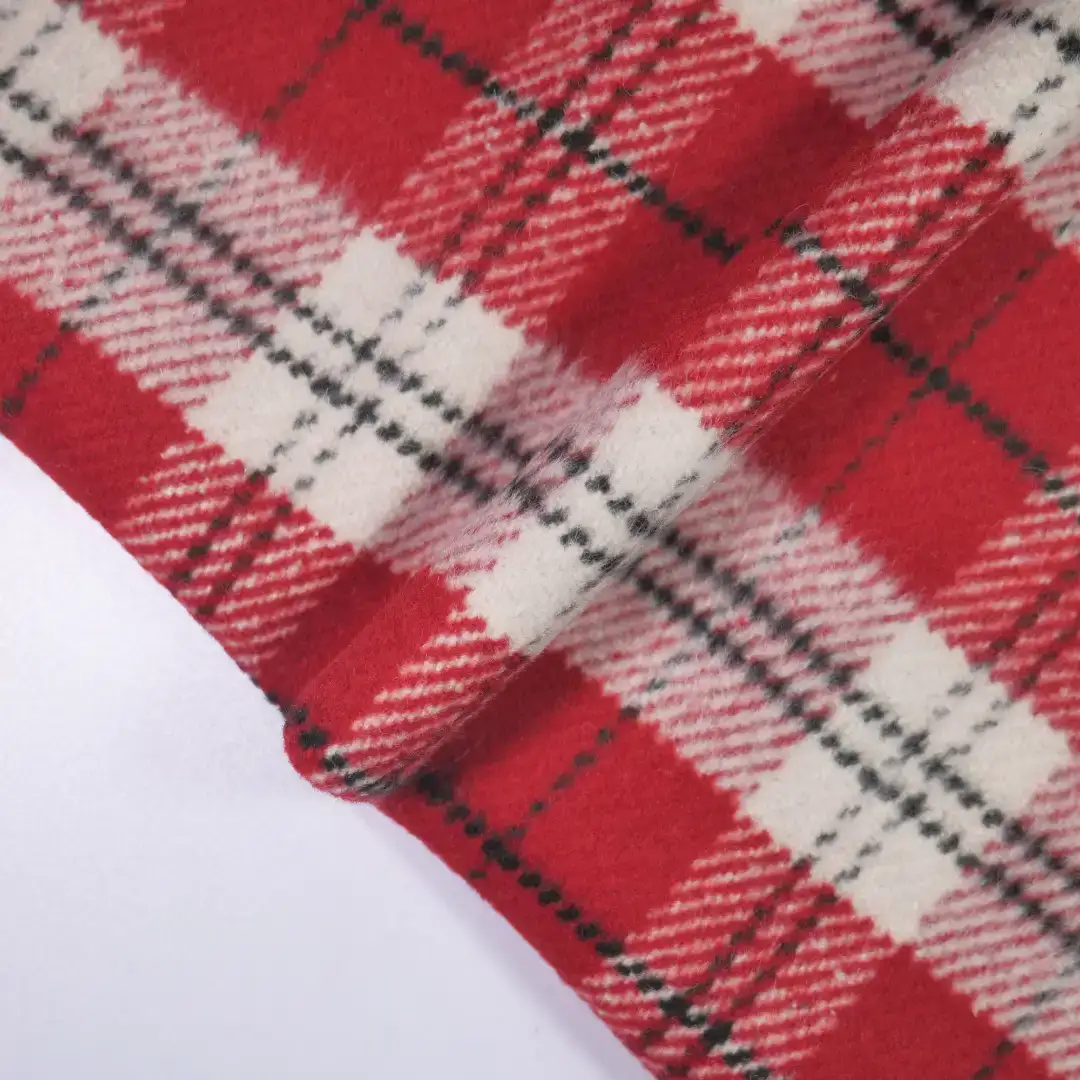 China Fabric for Skirt,Overcoat,Suit,Uniform Woolen Twill Woolen Polyester Wool RED color buy from China wholesaler bulk order at wholesale price free worldwide shipping Alibaba