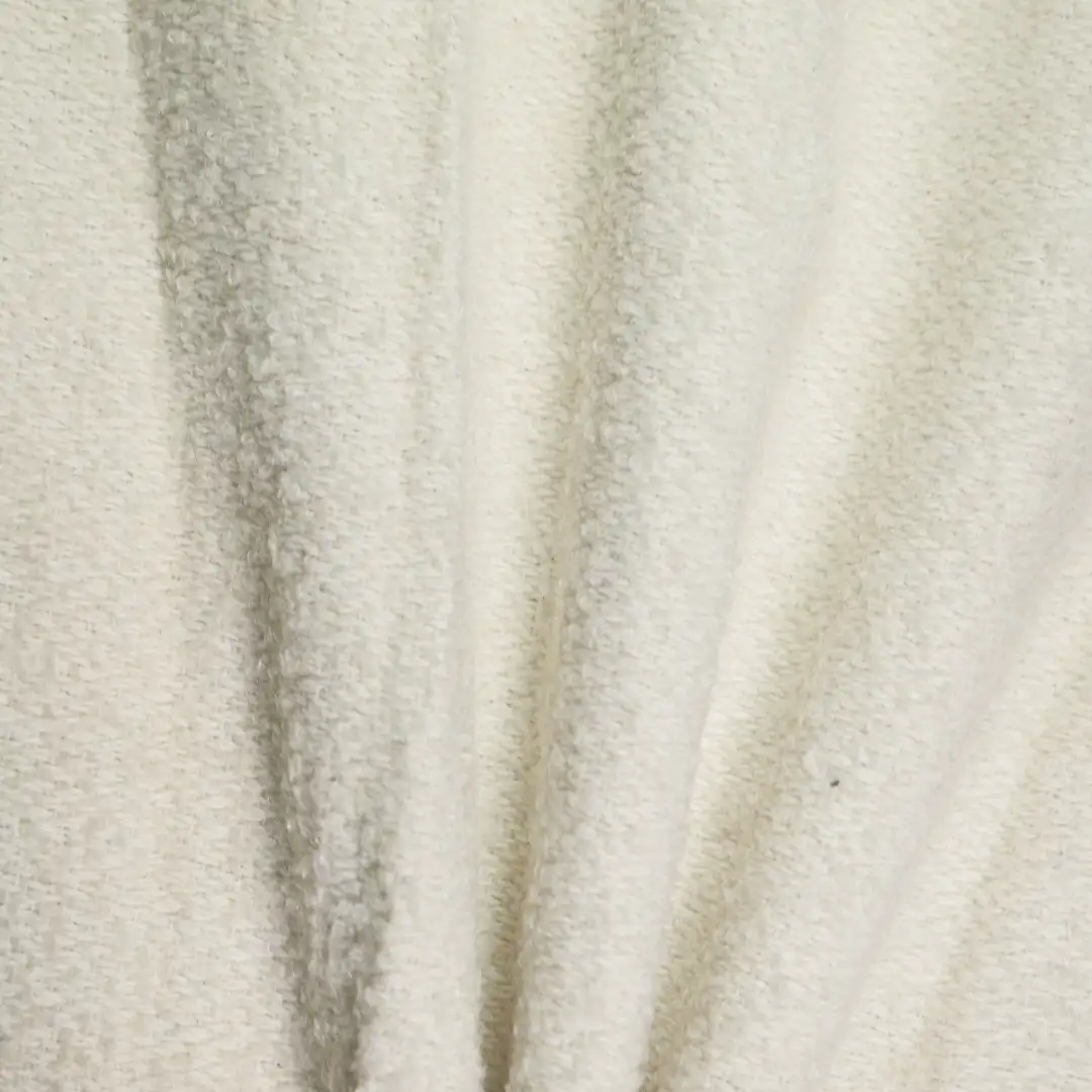 China Fabric for Jackets,Skirt,Suit,Uniform Chanel-Style Fabric Woolen Polyester white color buy from China wholesaler bulk order at wholesale price free worldwide shipping Alibaba