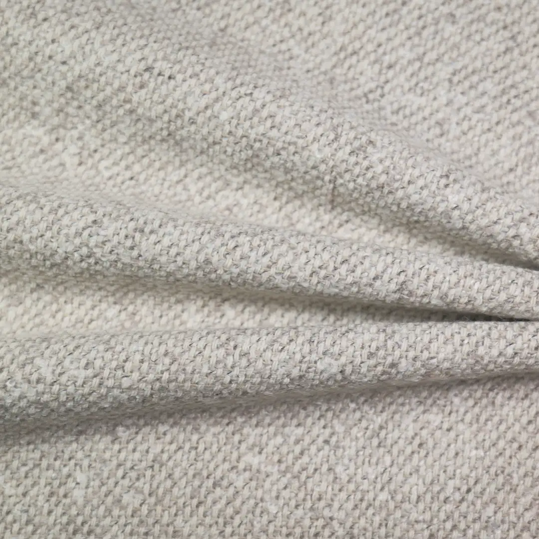 China Fabric for Skirt,Uniform,Double-Breasted Coat Chanel-Style Fabric Woolen Polyester Wool light khaki color buy from China wholesaler bulk order at wholesale price free worldwide shipping Alibaba