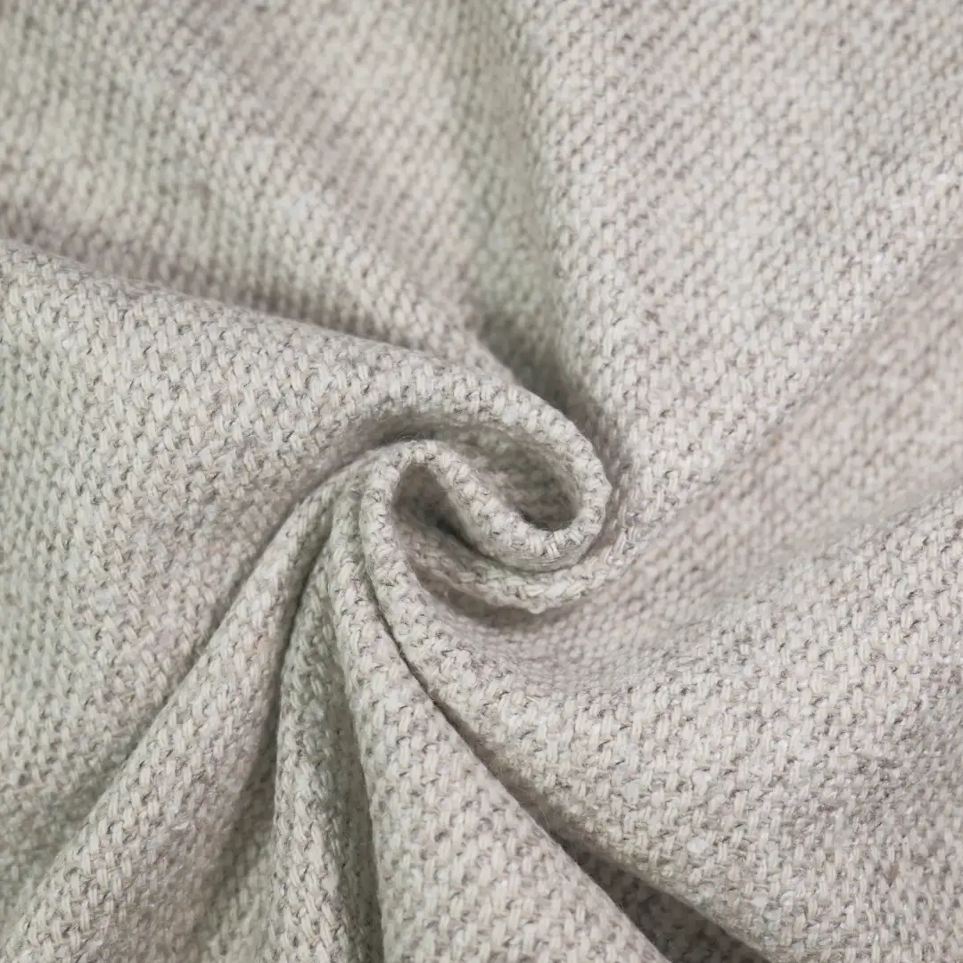 China Fabric for Skirt,Uniform,Double-Breasted Coat Chanel-Style Fabric Woolen Polyester Wool light khaki color buy from China wholesaler bulk order at wholesale price free worldwide shipping Alibaba