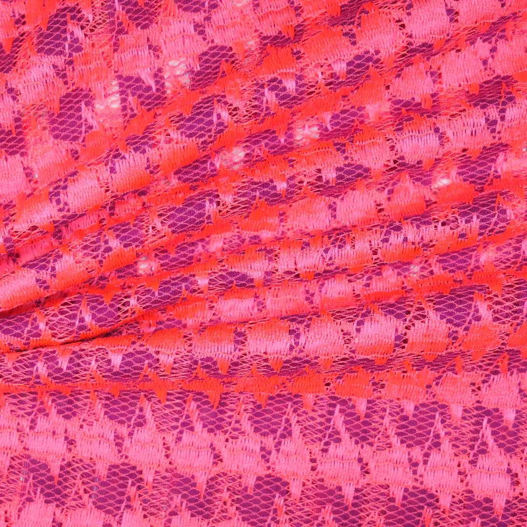 China Fabric for Kids Drop Shoulder Sleeve Pleated Lace Coat,Kids Lace Trim Dress,Lace-Up V-Neck Crop Top,Ladies Pleated Lace Shorts Lace Knit Fabric Cotton Nylon PINK color buy from China wholesaler bulk order at wholesale price free worldwide shipping Alibaba