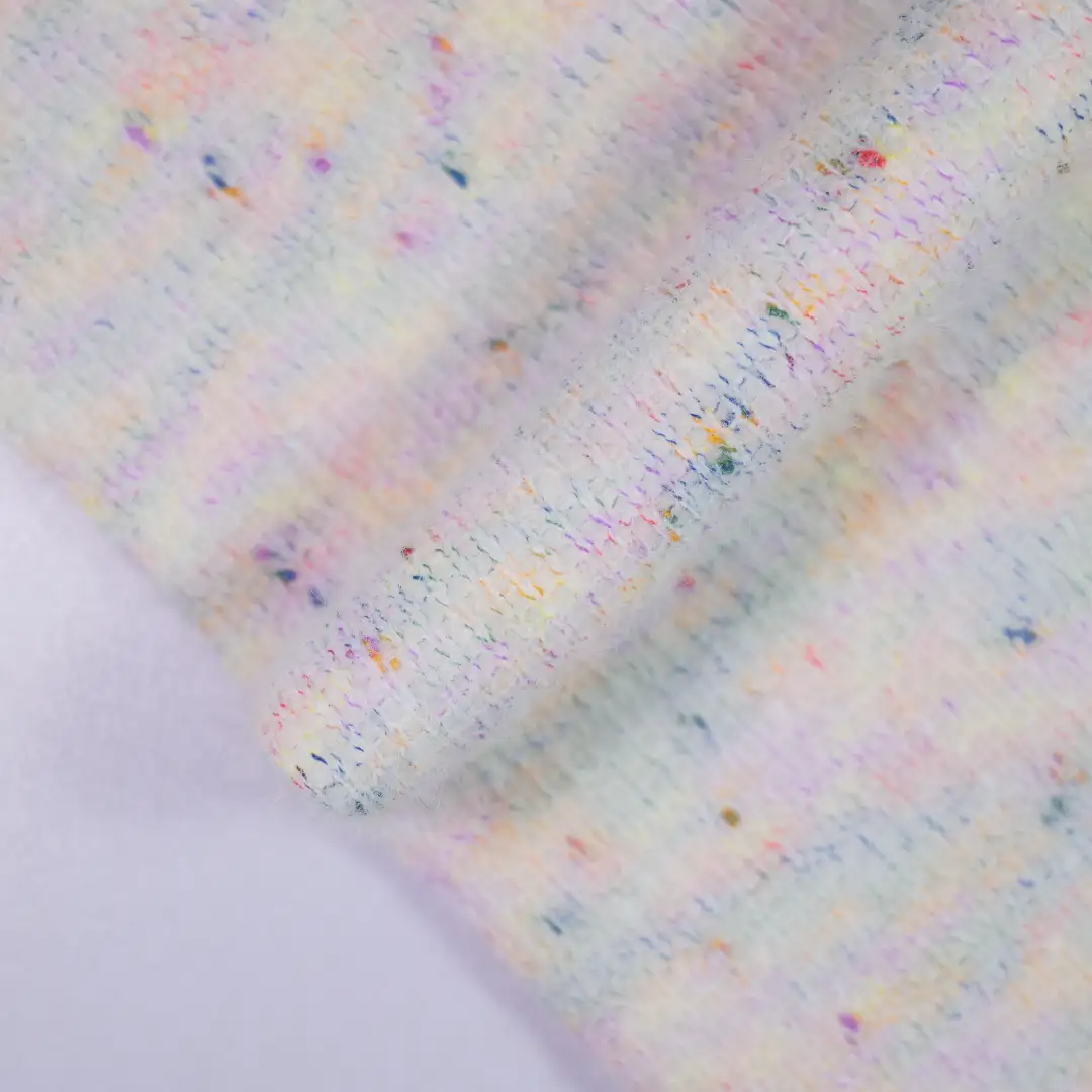 China Fabric for Hoodie,Kids Bow Accent Sleeveless Top,Long Sleeve Base Layer Top,Ruched Cuffs Big Collar Top Jacquard Knit Fabric Polyester Nylon colorful color buy from China wholesaler bulk order at wholesale price free worldwide shipping Alibaba