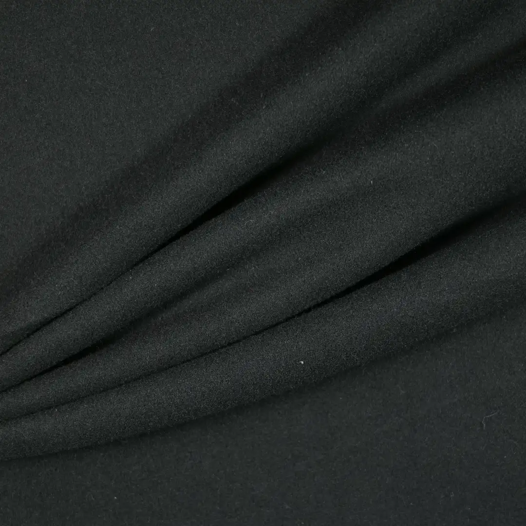 China Fabric for Jackets,Hoodie,Trench Coat Fleece Knit Fabric Polyester black color buy from China wholesaler bulk order at wholesale price free worldwide shipping Alibaba
