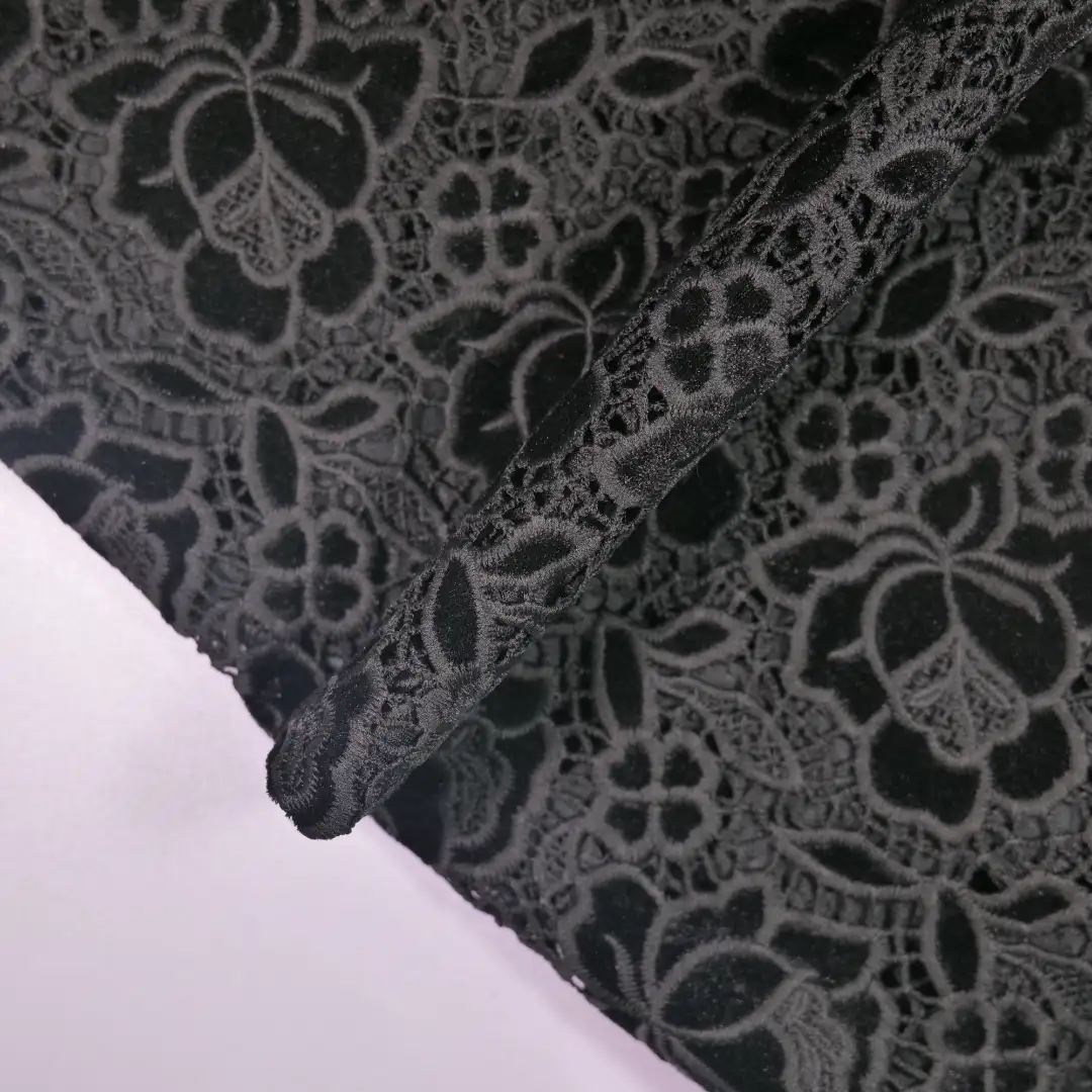 China Fabric for Skirt,Ruffle Shirt Dress,Strap Midi Dress Mesh Knit Fabric Polyester black color buy from China wholesaler bulk order at wholesale price free worldwide shipping Alibaba