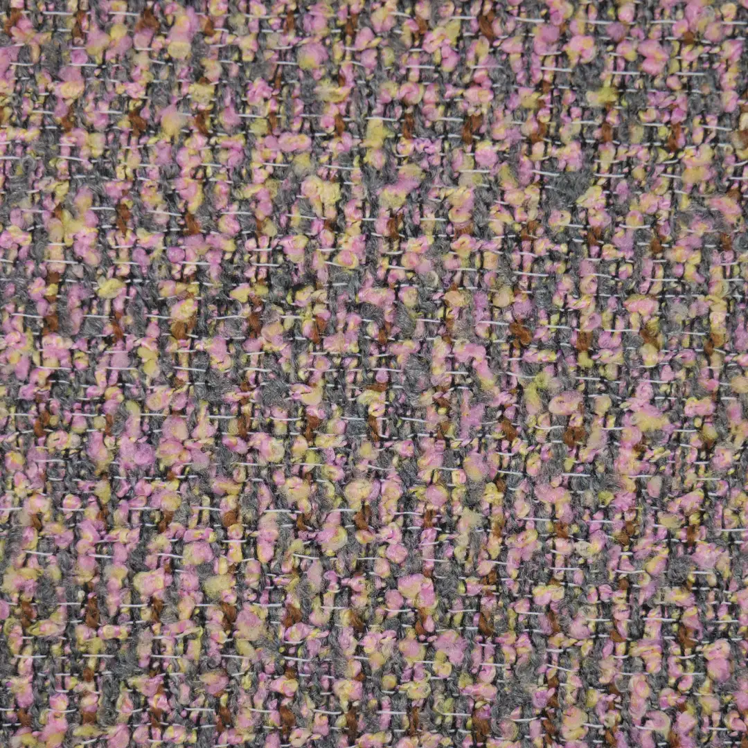 China Fabric for Jackets,Blazer,Skirt Chanel-Style Fabric Woolen Polyester pink color buy from China wholesaler bulk order at wholesale price free worldwide shipping Alibaba