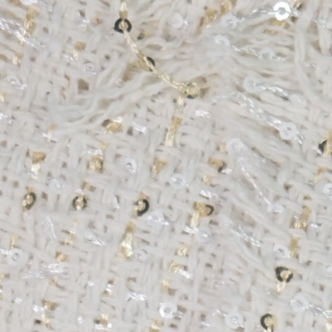 China Fabric for Jackets,Blazer,Skirt Chanel-Style Fabric Woolen Polyester rice color buy from China wholesaler bulk order at wholesale price free worldwide shipping Alibaba