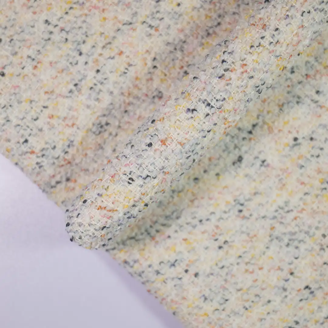 China Fabric for Jackets,Blazer,Skirt Chanel-Style Fabric Woolen Polyester Acrylic Wool colorful color buy from China wholesaler bulk order at wholesale price free worldwide shipping Alibaba