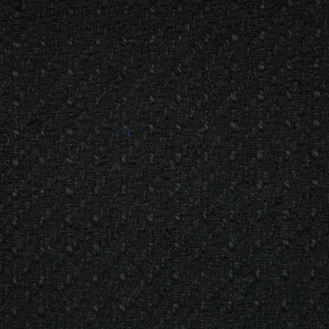 China Fabric for Jackets,Blazer,Skirt Chanel-Style Fabric Woolen Polyester black color buy from China wholesaler bulk order at wholesale price free worldwide shipping Alibaba