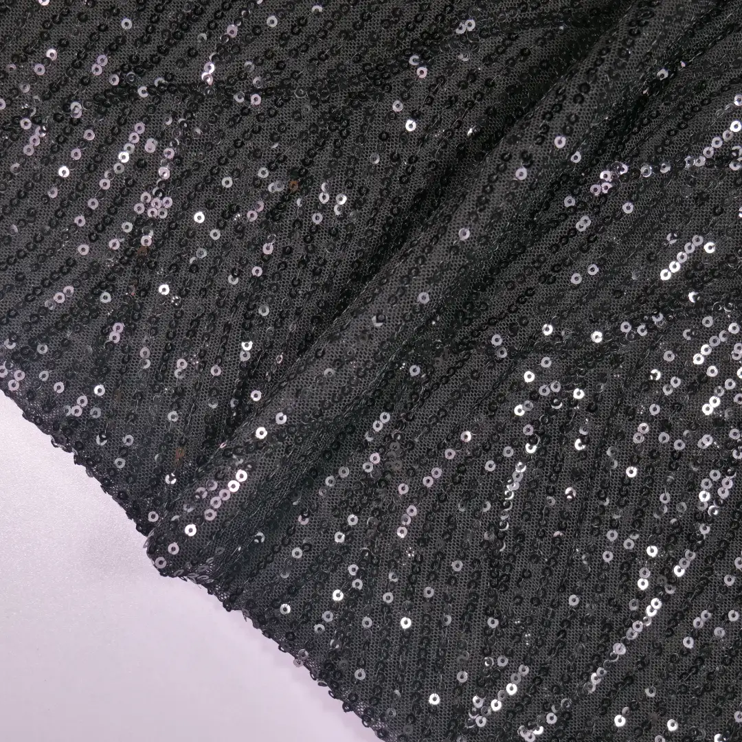 China Fabric for Shirt,Skirt Mesh Knit Fabric Polyester Spandex black color buy from China wholesaler bulk order at wholesale price free worldwide shipping Alibaba