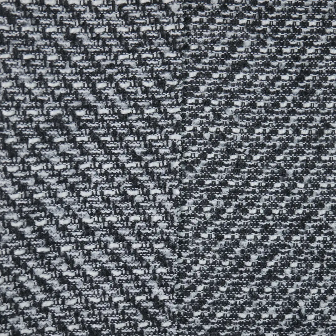 China Fabric for Jackets,Blazer,Trench Coat Woolen Tweed Woolen Polyester BLACK color buy from China wholesaler bulk order at wholesale price free worldwide shipping Alibaba