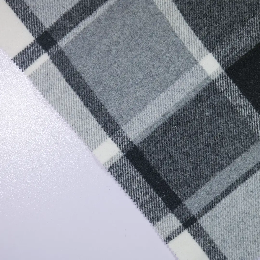 China Fabric for Jackets,Blazer,Trench Coat Woolen Tweed Woolen Polyester Acrylic Other grey color buy from China wholesaler bulk order at wholesale price free worldwide shipping Alibaba