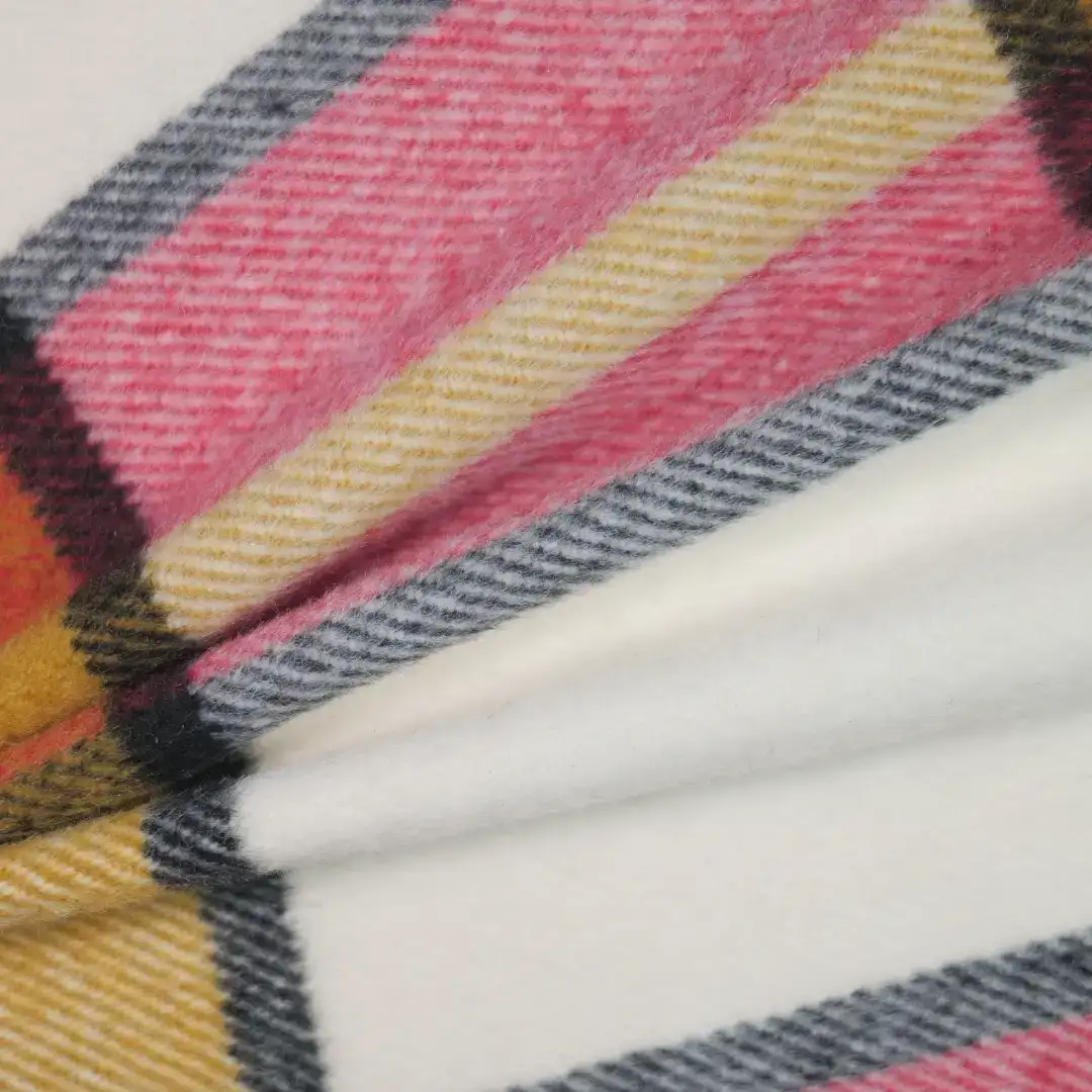 China Fabric for Jackets,Blazer,Skirt,Trench Coat Woolen Tweed Woolen Polyester Acrylic Wool Other red white color buy from China wholesaler bulk order at wholesale price free worldwide shipping Alibaba