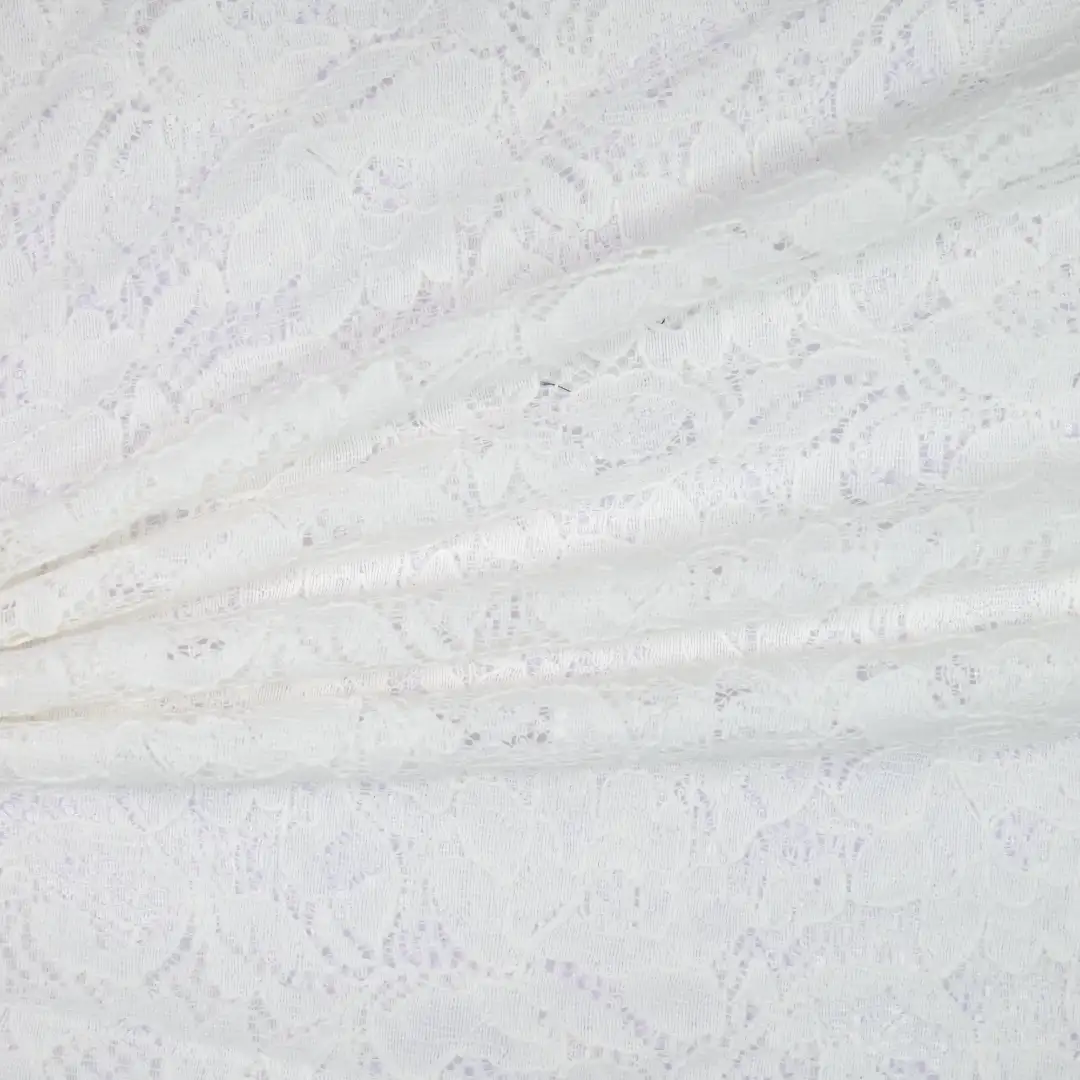 China Fabric for Backless Beach Dress,Kids Lace Trim Dress,Ladies Pleated Lace Shorts Lace Knit Fabric Nylon Cotton Rayon white color buy from China wholesaler bulk order at wholesale price free worldwide shipping Alibaba