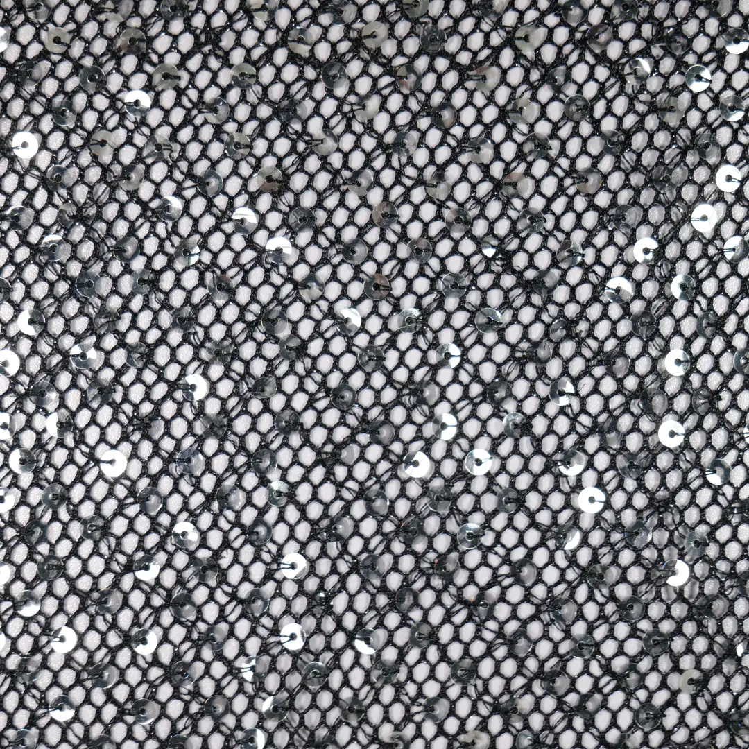 China Fabric for Skirt Mesh Knit Fabric Polyester Polyamide METALLIC GOLD Black color buy from China wholesaler bulk order at wholesale price free worldwide shipping Alibaba
