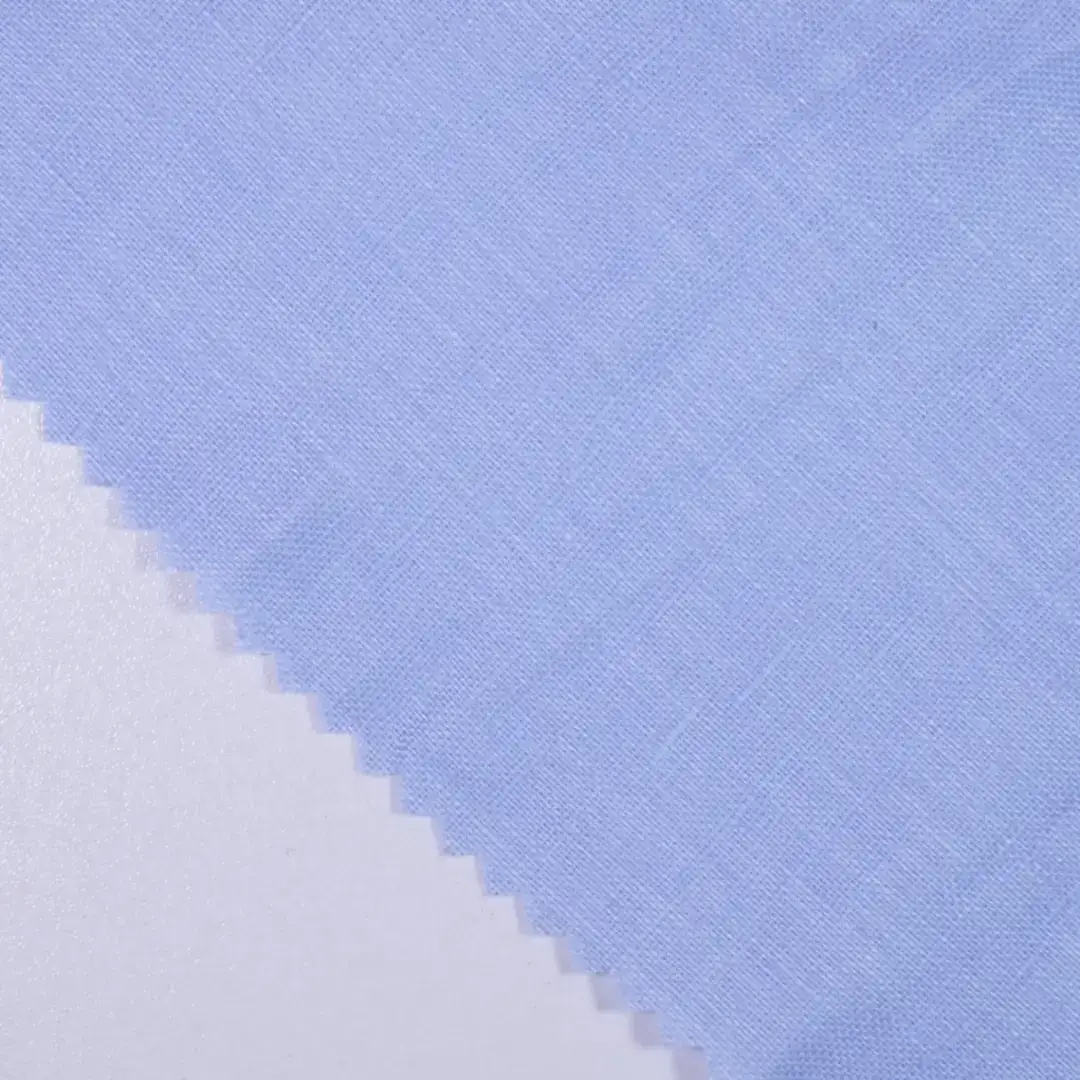 China Fabric for Blouse,Backless Beach Dress,Tank Midi Dress Linen Plain Natural Woven Fabric Linen BLUE color buy from China wholesaler bulk order at wholesale price free worldwide shipping Alibaba