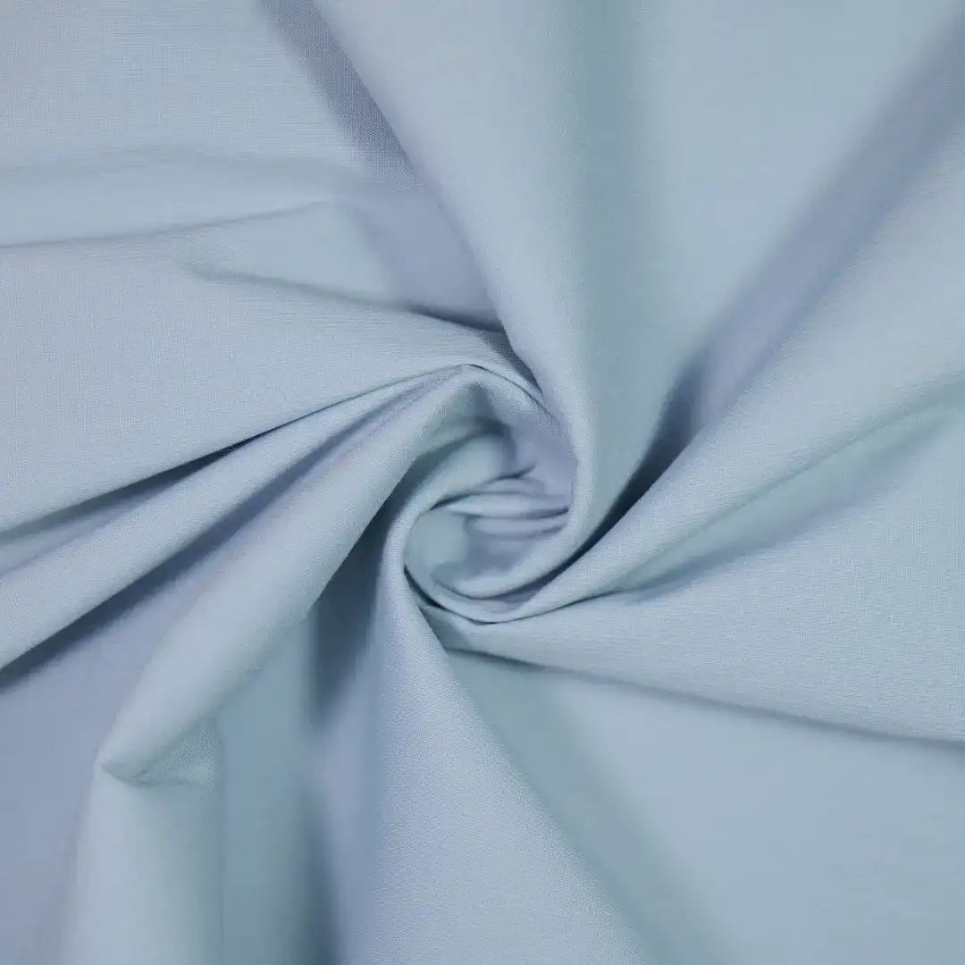 China Fabric for Shirt,Kids Puff Sleeve Tier Dress,Tank Midi Dress,Tank Wrap Midi Dress Cotton/Rayon Plain Woven Blended Fabric Spandex Nylon Cotton BLUE color buy from China wholesaler bulk order at wholesale price free worldwide shipping Alibaba