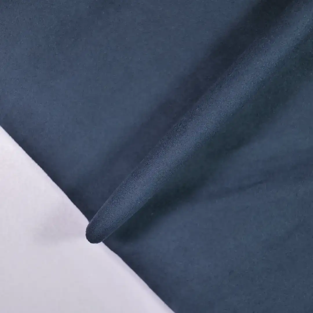 China Fabric for Jackets,Trench Coat,Overcoat Woven Suede Synthetic Woven Fabric Polyester black blue color buy from China wholesaler bulk order at wholesale price free worldwide shipping Alibaba
