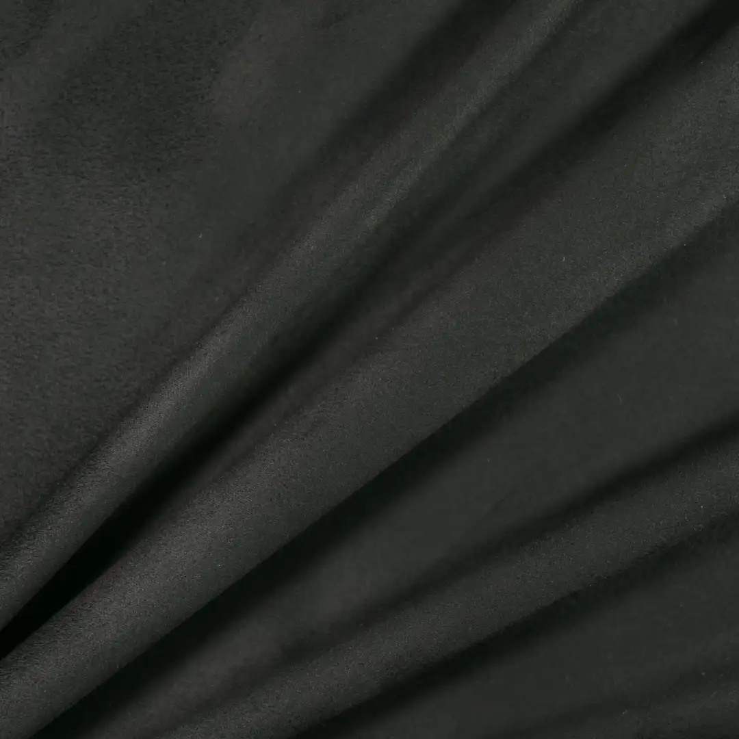 China Fabric for Jackets,Trench Coat,Overcoat,Waist coat,Open Waistcoat,V-Neck Strap Backless Top Woven Suede Synthetic Woven Fabric Polyester black color buy from China wholesaler bulk order at wholesale price free worldwide shipping Alibaba