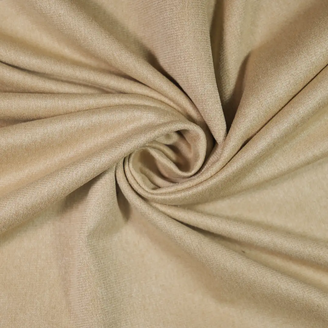 China Fabric for Jackets,Trench Coat,Overcoat,Waist coat,Open Waistcoat Suede Woven Blended Fabric Polyester Elastane BEIGE color buy from China wholesaler bulk order at wholesale price free worldwide shipping Alibaba
