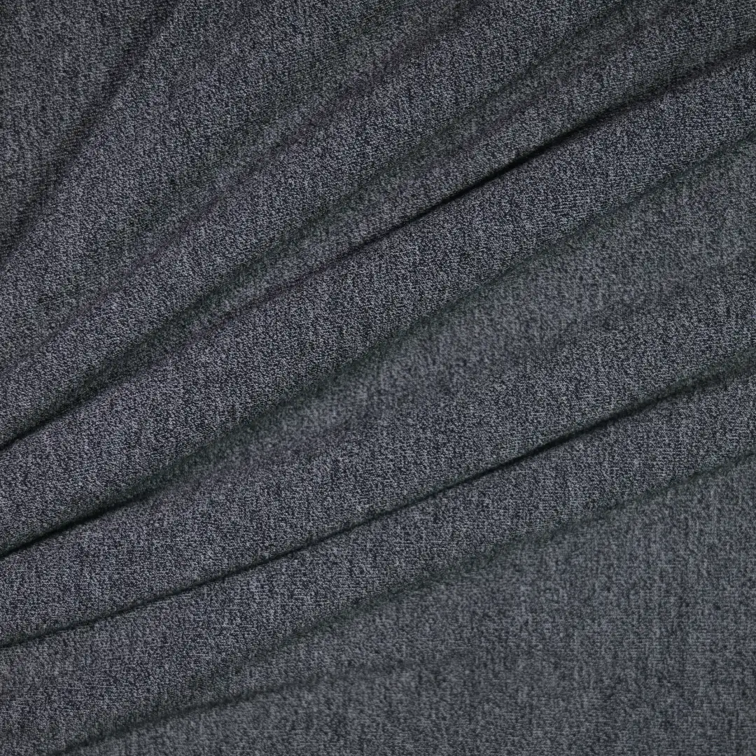 China Fabric for T-Shirt,Ruffle Shirt Dress,Strap Midi Dress,Tank Wrap Midi Dress Rib Knit Fabric Cotton Polyester Elastane black color buy from China wholesaler bulk order at wholesale price free worldwide shipping Alibaba
